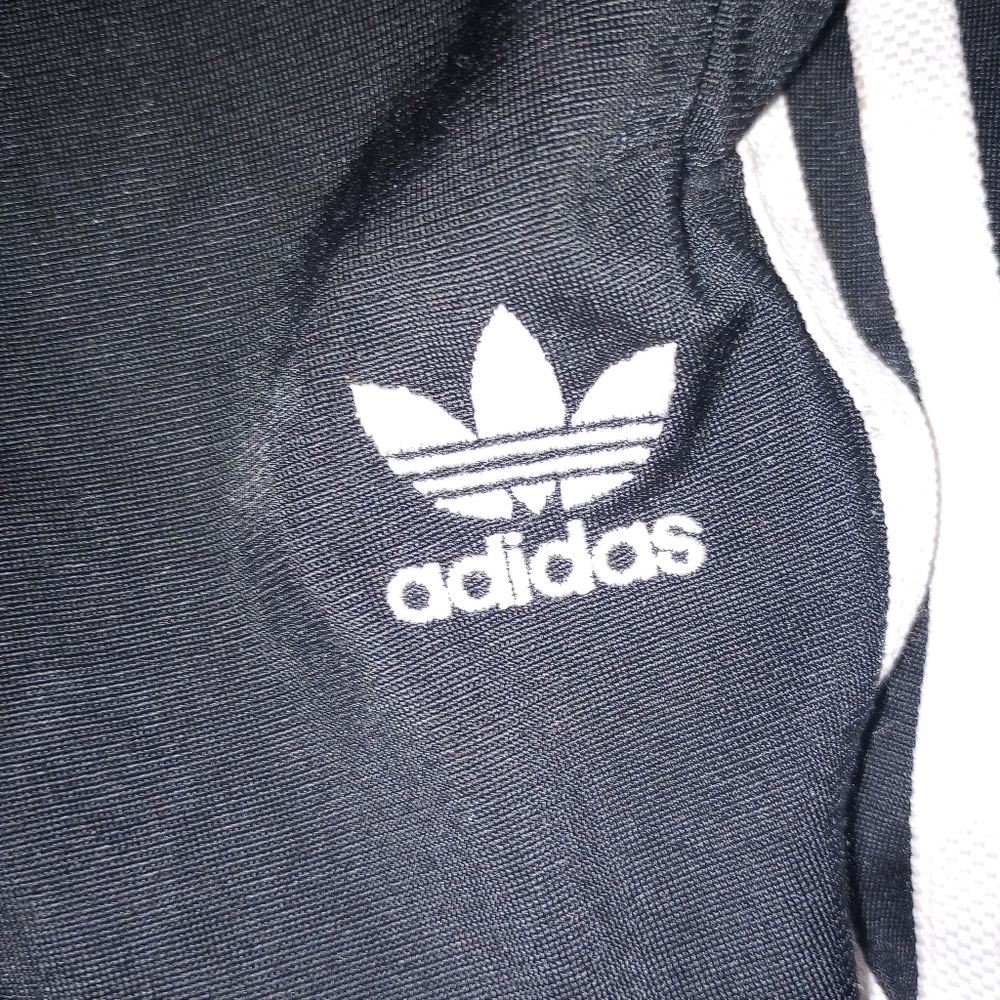 Adidas black joggers